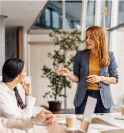 Woman grocery shopping